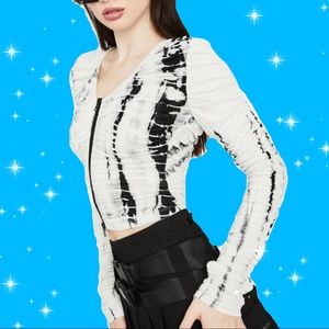 🍭 Dollskill tie-dye zip up top🍭